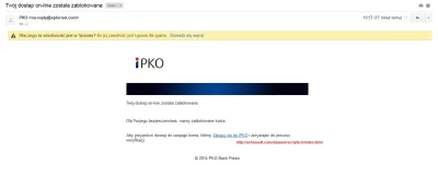 Wuerzet - Uwaga na wyłudzaczy danych bankowych



#pko #pkobp #bank #uwaga #csiwykop