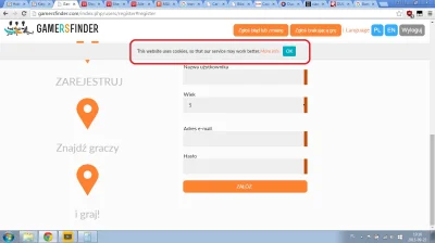 wajdzik - @sirnoxar: pierwszy błąd jaki widzę na starcie to komunikat o ciasteczkach ...