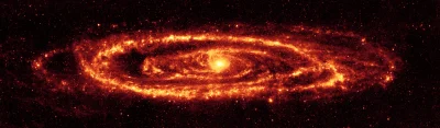 Nedved - Zdjęcie galaktyki Andromedy (M31) zrobione przez Teleskop Spitzera w podczer...