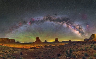 Artktur - Dzisiejsze Astronomiczne Zdjęcie Dnia "Droga Mleczna nad Monument Valley"
...