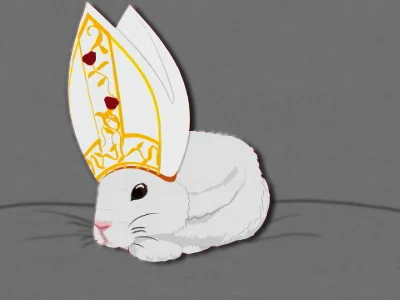 Rimfire - @Artyna: Nie króliki, a zające. Pierwszy papież, Piotr, był zającem. Tak to...