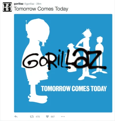 PanEpileptyk - Z wpisów na twitterze wynika że #gorillaz szykują nową płytę ( ͡º ͜ʖ͡º...