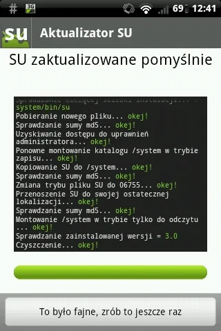 uosiu - #lol, programista "superuser" na #andoid ma fajne poczucie humoru ;) Zobaczci...