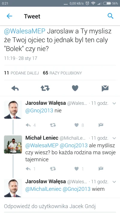 tomekwykopuje - Wałęsa nie był "bolkiem", potwierdził to jego syn ( ͡° ͜ʖ ͡°)
#bolek ...