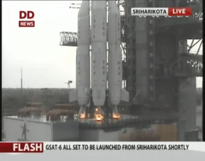 blamedrop - Dd News i start rakiety GSLV z satelitą GSAT-6
»»» #startujacerakiety ««...