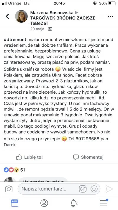 walu - @portugalka: kontakt z fb, ja nie znam ich usług