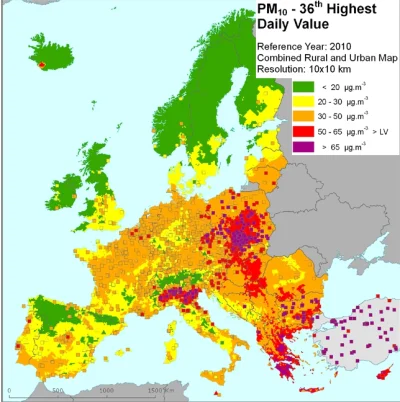 FF0000 - #maporn #zanieczyszczenie #powietrze #europa
