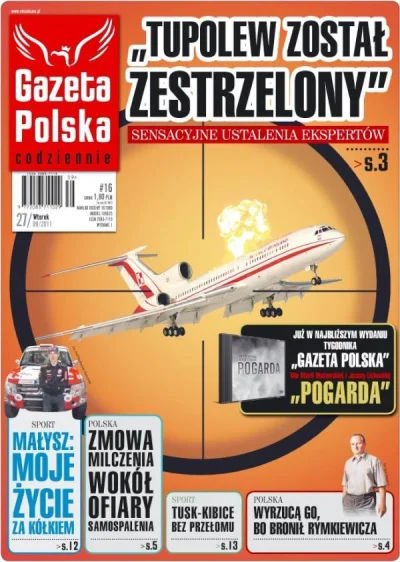 robert5502 - Gazeta Polska staje na wysokosci zadania i z pelnym zaangazowaniem zaspo...