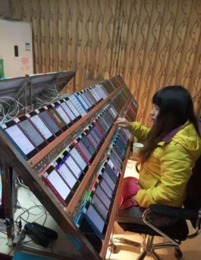 macgar - "These Chinese women sit every day ranking the App Store applications and wr...