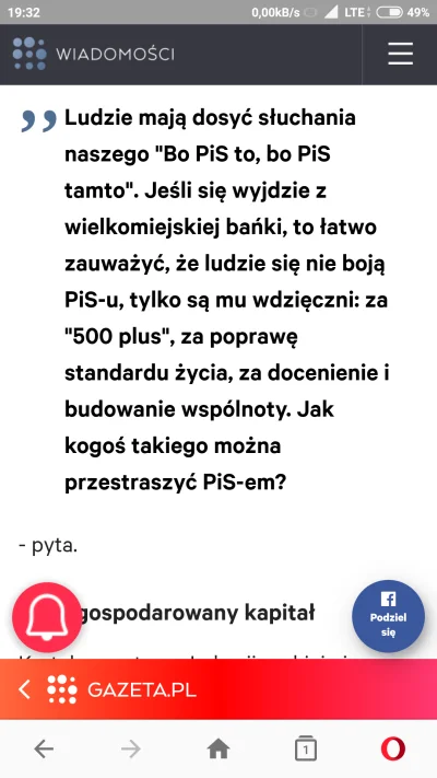 M.....5 - Mirki, taki tekst znalazł się na Gazecie.pl - powyborcze spięcia w Platform...