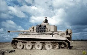 Zyvik1581 - Panzerkampfwagen VI Tiger I w północnej Rosji, połowa 1943 roku. Prosto z...