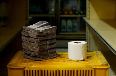 piterss17 - Tyle boliwarów ile jest na zdjęciu potrzeba, aby kupić rolkę papieru toal...