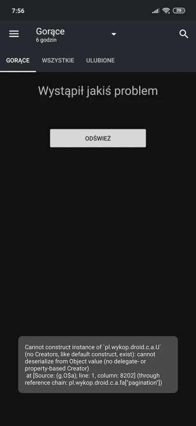 ChrisOne - Witam, czyli wy też macie taki problem z aplikacją wykop? 

#wykop #androi...