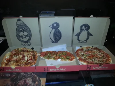 JPGibzo - Na kolacje zamówiłem sobie pizze z #telepizza (małe 3 za 1). Zamówienie skł...