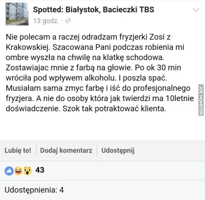 F.....a - @qtaz: Nie wiem dlaczego ale mi się Zosia z Krakowskiej przypomniała ( ͡° ͜...