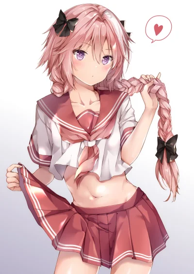 Azur88 - #randomanimeshit #anime #fate #fateapocrypha #astolfo #schoolgirl