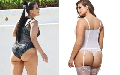 n.....z - Na zdjęciu ikona modelingu plus size Ashley Graham. I tutaj dostaję mindfuc...