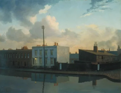 Hoverion - Algernon Newton (1880-1968)
The Surrey Canal, Camberwell, Londyn, 1935
#...