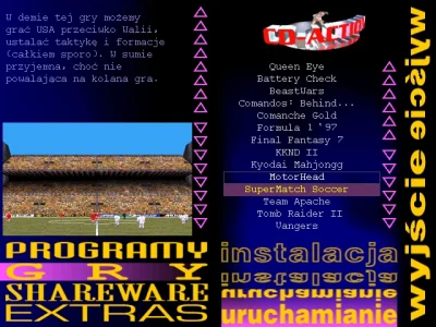 ufo99 - Gdyby się ktoś zastanawiał czy menu CD Action z '98 pójdzie na win 10 to posz...