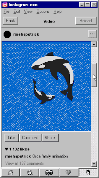 bitcoholic - Gdyby #instagram istniał na windows95 #heheszki #humorinformatykow