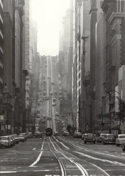 tomyclik - #fotografia #fotohistoria #usa 
California Street, San Francisco, 1964 r.