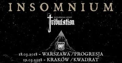 metalnewspl - Prawilnie przypominam o dwóch zacnych koncertach Insomnium i Tribulatio...