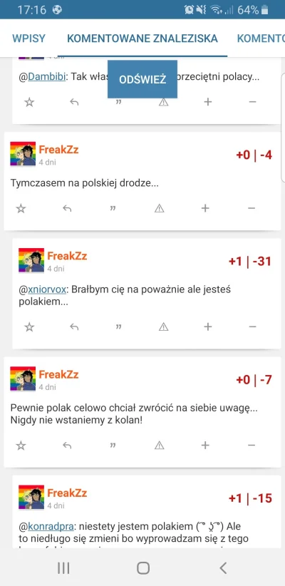 c.....t - @FreakZz na specjalną uwagę zasługują lewackie wysrywy na temat Polaków. Al...