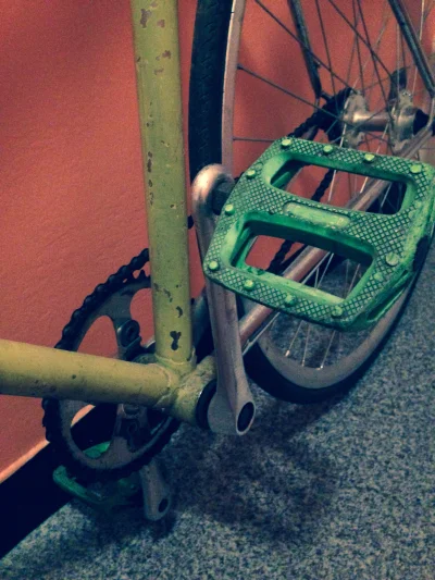 opencacher - tak bardzo brak dobrej pogody i suchych ulic #rower #fixedgear mam już d...