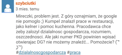 benzdriver - @szybciutki: 
'Otworzyć firmę jest łatwiej niż włączyć komputer wiec się...