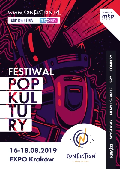 Confiction - Festiwal Popkultury Confiction już w przyszłym miesiącu w Krakowie (16-1...