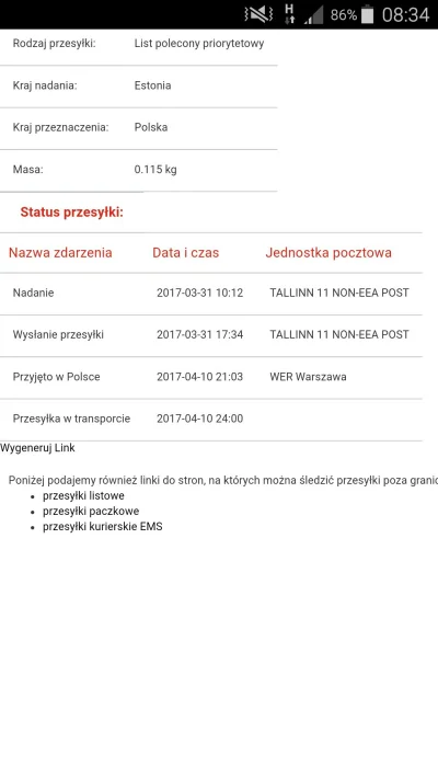 JanuszChamie - Mirki co to za dziwny status jest ??

#tracking