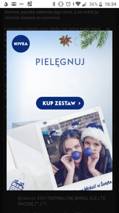 KaznodziejaNowejEry - #!$%@?, serio wypok, serio? #!$%@?ą reklama Nivea wyskakująca n...