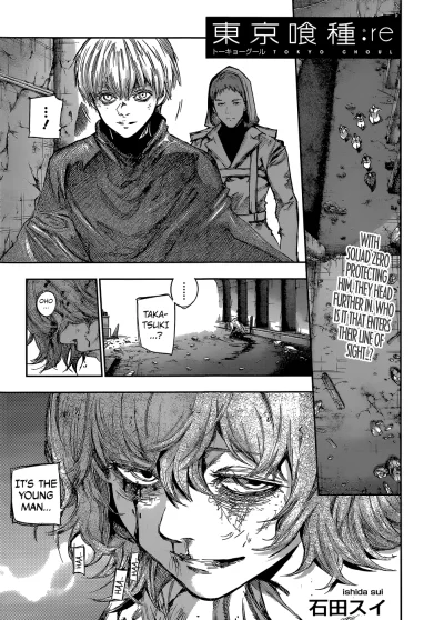 M.....d - Tokyo Ghoul:re 086 - White Rainbow 
http://mangastream.com/r/tokyo_ghoulre...