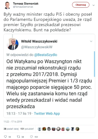 JAn2 - tak się zastanawiam czy Tommy Wisseau Waszczykowski napisał znowu coś głupiego...