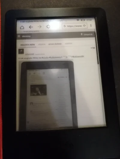 Trzesidzida - A tak wygląda mirko na Kindle na mirko na Kindle

#kindle #kindlecepcja