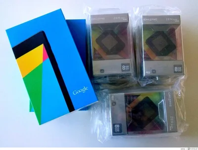 kontra - Do naszego biura właśnie dotarły dwa tablety Nexus 7 i sześć odtwarzaczy Cre...