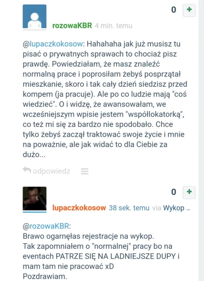 p.....s - Kiedy kłótnie w domu to za mało i przenosicie się na wykop :D
#logikarozow...