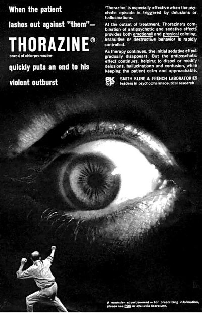 scruffy-duffy - #reklama leku przeciwpsychotycznego z lat 60' 

#starereklamy #psyc...