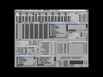 xandra - Music Line Editor (MLEd) z 1995 roku, działał ponoć na gołej A1200, takie tr...