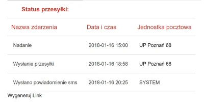 Ziombello - Tak wygląda śledzenie przesyłek w wykonaniu "Poczty Polskiej".

Niby co...