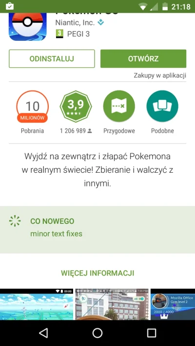 Pan_Leszy - Wyszła nowa aktualizacja do Pokemon Go ( ͡° ͜ʖ ͡°)

#pokemongo