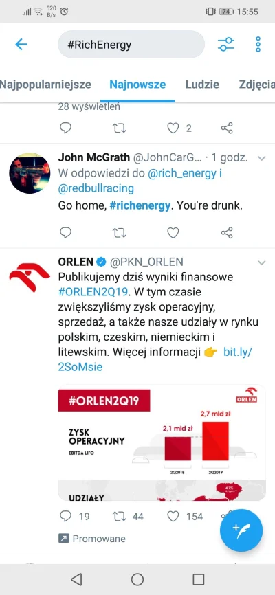 neonn - Nie szczymie XDDDD Twitter pod hasztagiem #richenergy promuje mi Twitty Orlen...