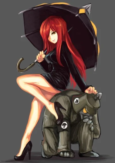 kocham_jeze - Parasoul (｡◕‿‿◕｡)

#niewiemjaktootagowac #skullgirls #art #randomanim...