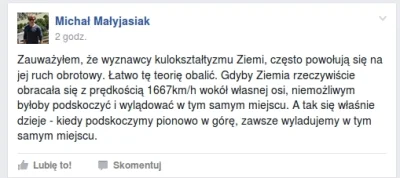 piekielnieinteligentny - Polecam wszytkim grupę na FB: "ZIEMIA -- PŁASKA". Codzienne ...