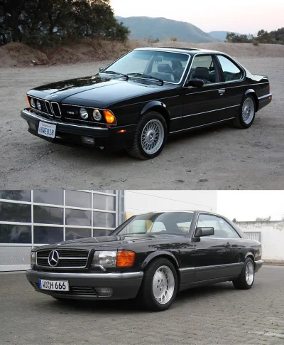 myszczur - BMW M6 E24 vs Mercedes W126 560 SEC. 
Który wybieracie? ( ͡° ͜ʖ ͡°)
#pyt...