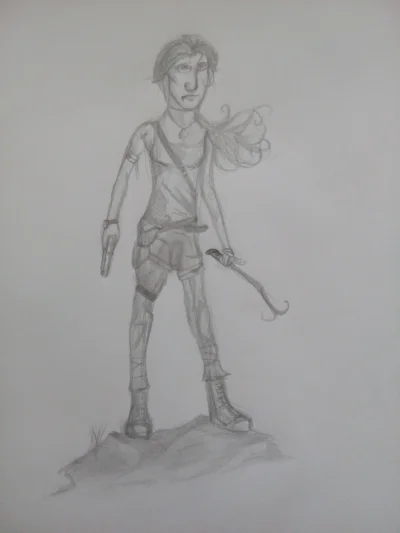 pawel-parapura - Taka sobie Lara Croft
#gry #rysunek #rysowanie #hobby