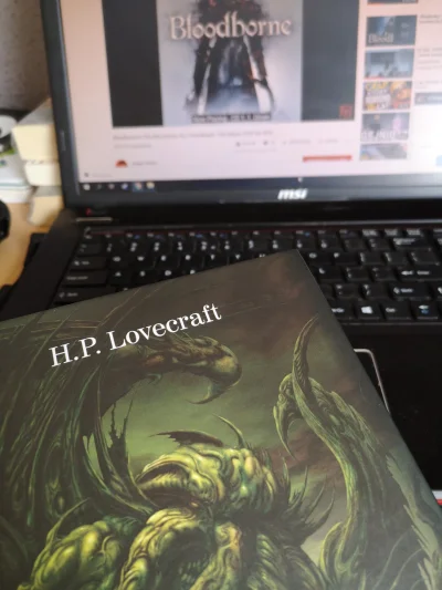 CzuapDeBejs - Najarałem się, puściłem soundtrack z Bloodborne i czytam Lovecrafta
#go...