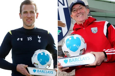 N.....0 - > Congratulations to Spurs striker Harry Kane and West Brom boss Tony Pulis...