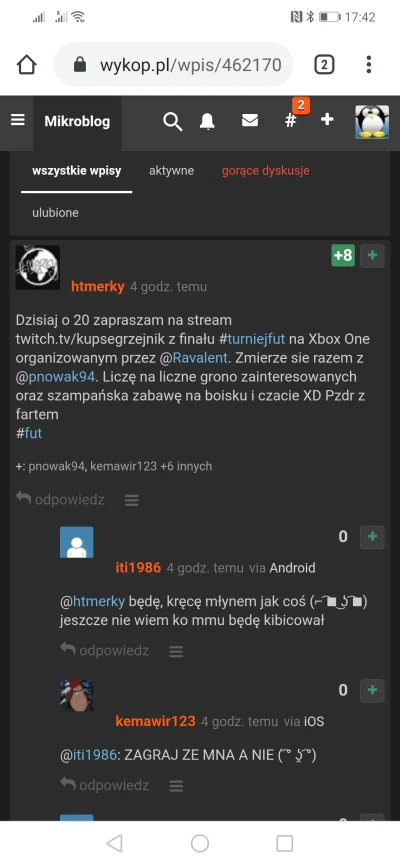 R.....t - Duzo sie dzieje na tagu, dlatego warto podbic, final #turniejfut na platfor...