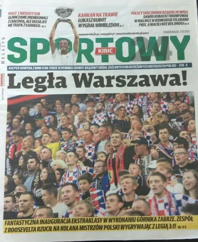 j.....2 - Poniedziałkowa okładka dodatku sportowego @DziennikZachodni XD #ekstraklasa...